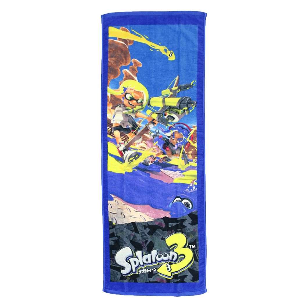 スプラトゥーン3 丸眞 キャラクター 子供用プールタオル ジュニアバスタオル スプラッシュデイ