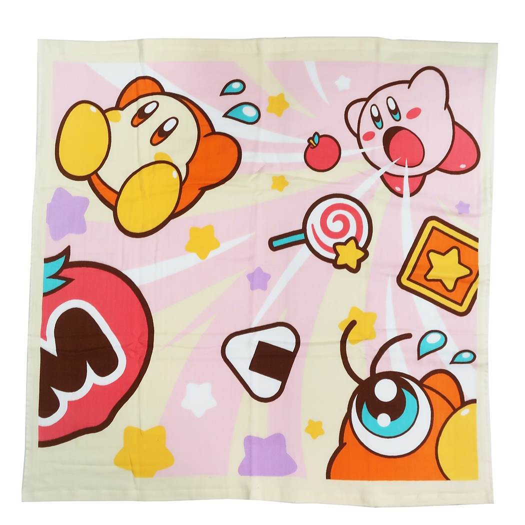 ベビー バスタオル 星のカービィ 湯上げタオル すいこみカービィ nintendo 丸眞 90×90cm プレゼント 男の子 女の子