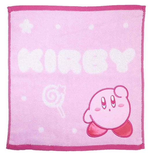 星のカービィ ハンドタオル ジャガードウォッシュタオル コズミックピンク プレゼント 男の子 女の子 ギフト