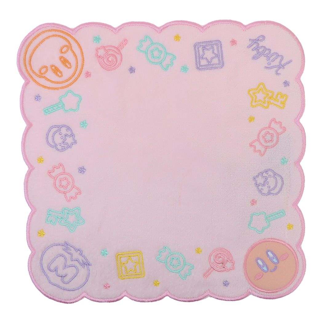 星のカービィ キャラクター ハンドタオル もくもくパステル ジャガードタオル