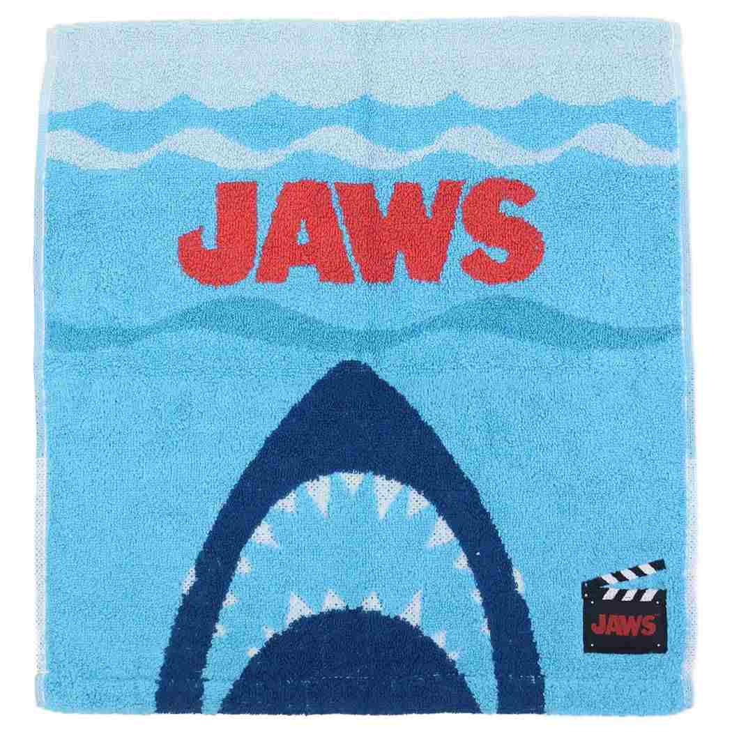 ハンドタオル ジョーズ ジャガードタオル ユニバーサル映画 オーシャンジョーズ プレゼント