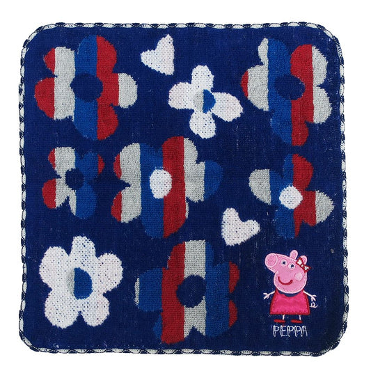 ペッパピッグ ミニタオル ジャガード ハンカチタオル ブリティッシュペッパ 丸眞 25×25cm プレゼント 男の子 女の子 ギフト