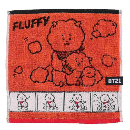 BT21 グッズ ミニタオル LINE FRIENDS キャラクター 制菌 ジャガード ハンカチタオル コミックタッチ RJ プレゼント