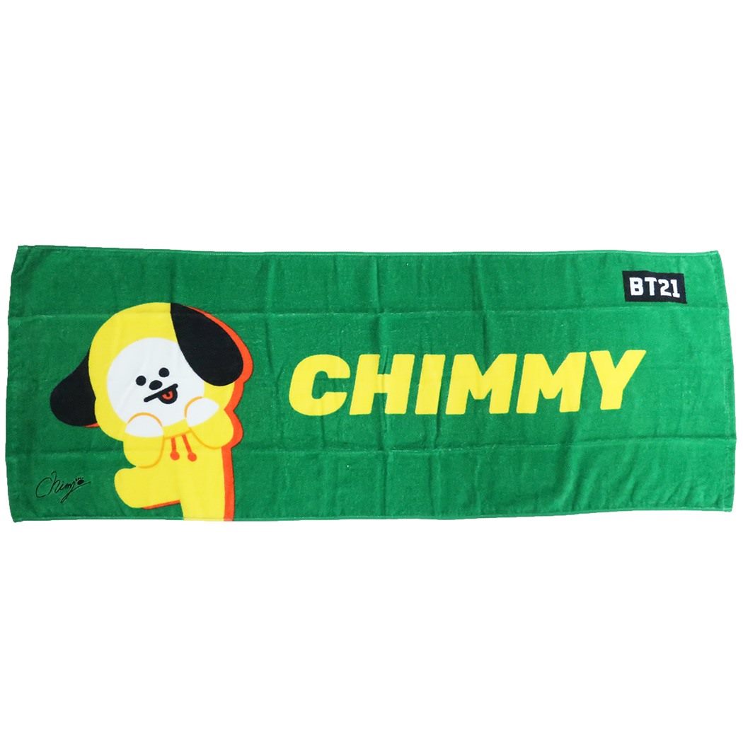 制菌 ミニバスタオル BT21 スポーツタオル LINE FRIENDS 通販 チアー CHIMMY プレゼント 男の子 女の子 ギフ