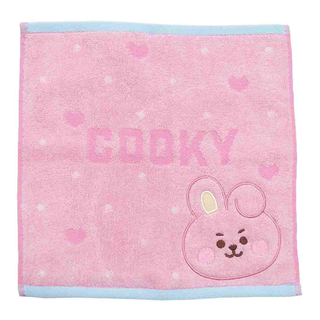 BT21 ジャガード ハンカチタオル ミニタオル キュート COOKY LINE FRIENDS プレゼント 男の子 女の子 ギフト