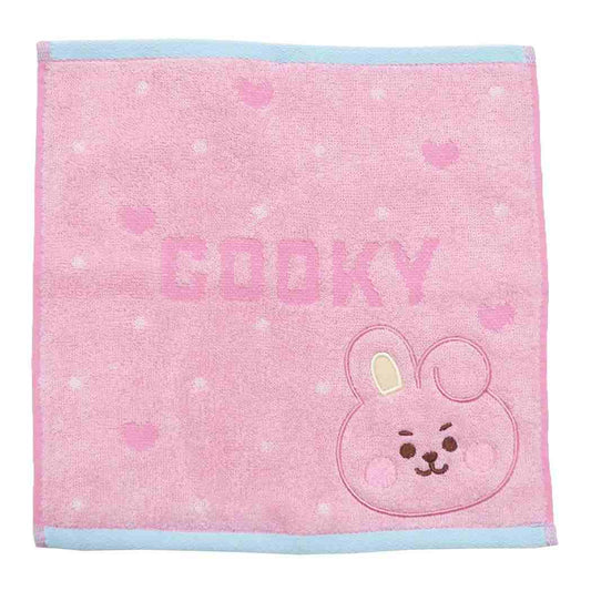 BT21 ジャガード ハンカチタオル ミニタオル キュート COOKY LINE FRIENDS プレゼント 男の子 女の子 ギフト