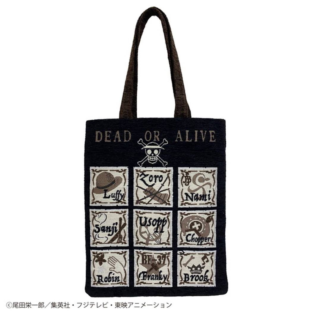 ワンピース ONE PIECE アニメキャラクター トートバッグ ゴブラン織りトート 麦わらの一味