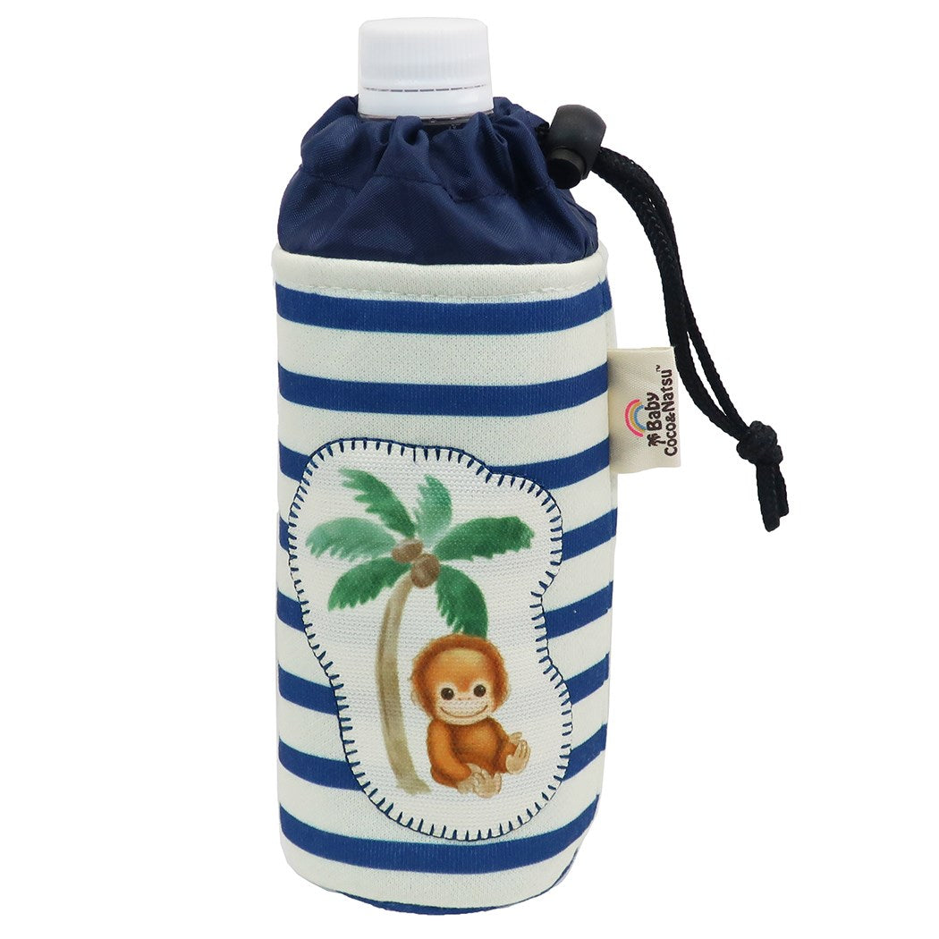 ベイビーココ ＆ ナツ ペットボトルホルダー 保温保冷 ボトルケース Coco ボーダーブルー ナカジマコーポレーション かわいい プレゼン
