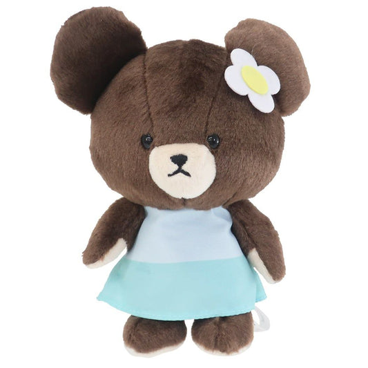 くまのがっこう 絵本キャラクター ぬいぐるみ ふわくた プラッシュドール ジャッキー ブルーフラワー グッズ プレゼント 男の子 女の