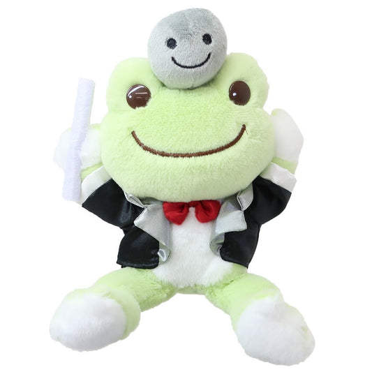 かえるのピクルス プラッシュドール ぬいぐるみ キャラクター アニメピクルス 指揮者