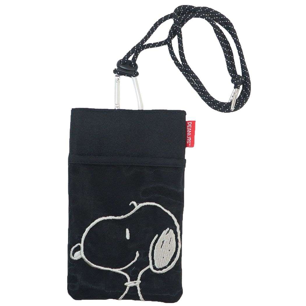 スヌーピー グッズ サコッシュ キャラクター ポケットサコッシュ スマイル