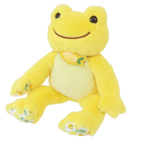 かえるのピクルス ビーンドール ぬいぐるみ キャラクター フルーツマルシェ レモン