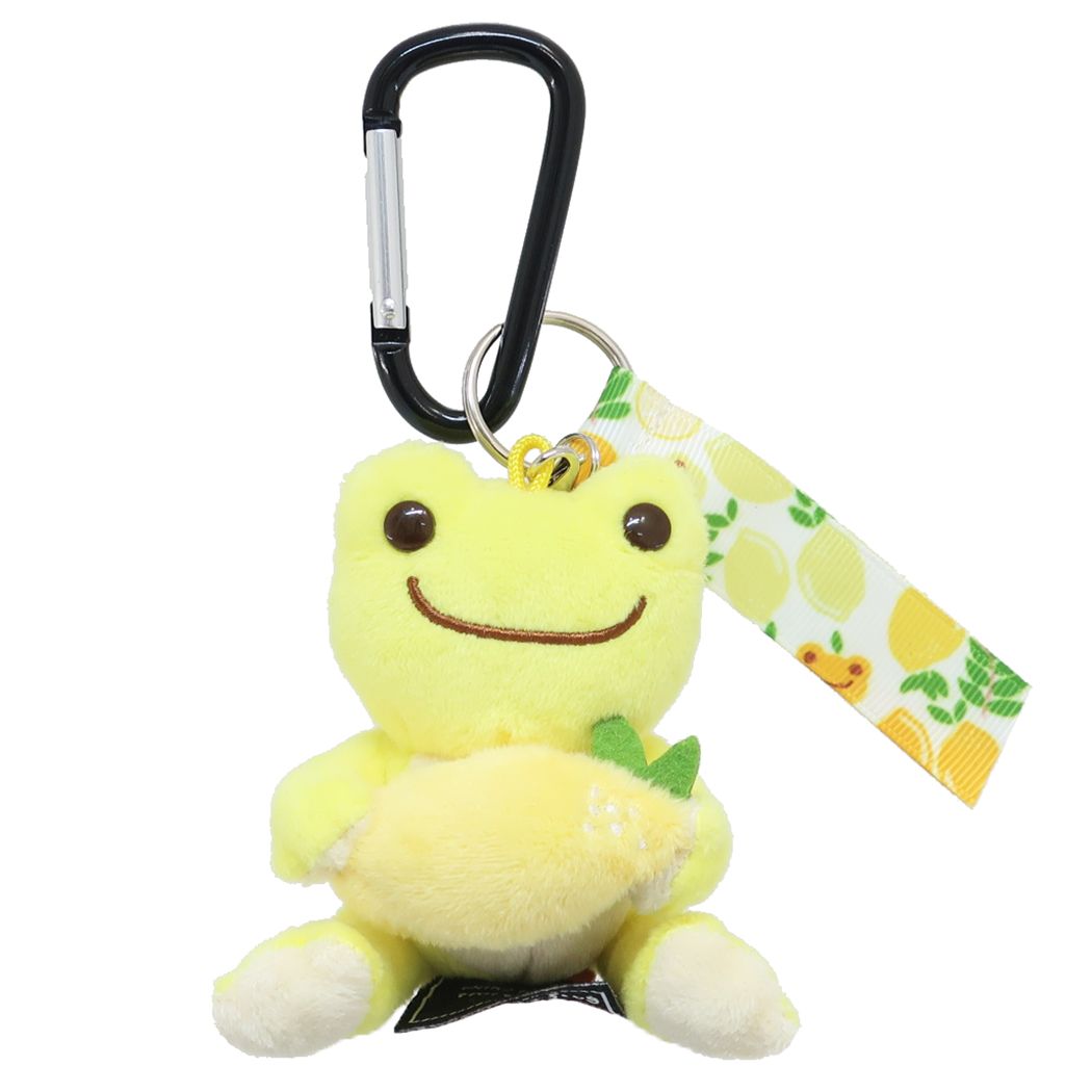 かえるのピクルス キャラクター マスコット カラビナマスコット フルーツマルシェ レモン