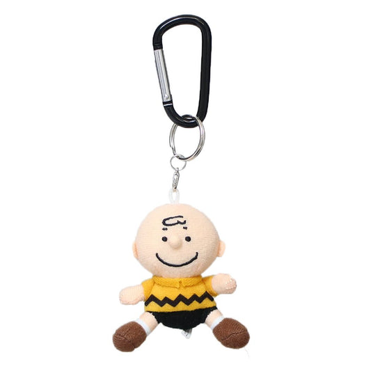 スヌーピー カラビナマスコット ピーナッツ マスコット キャラクター CB 座り チャーリーブラウン