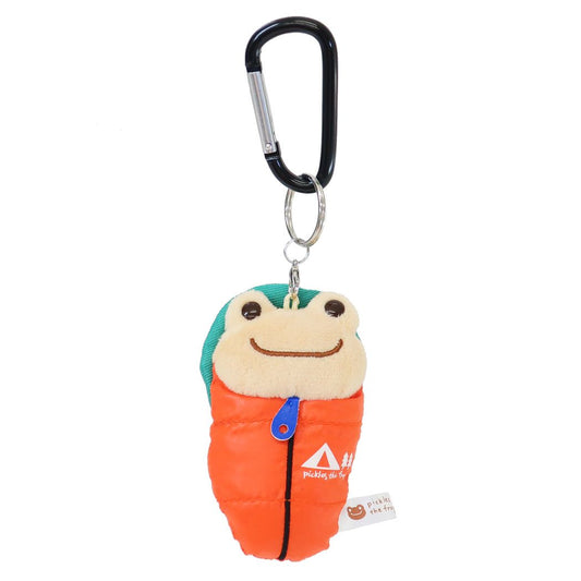 かえるのピクルス キャラクター マスコット カラビナMC マスコット スマイルキャンプ 寝袋