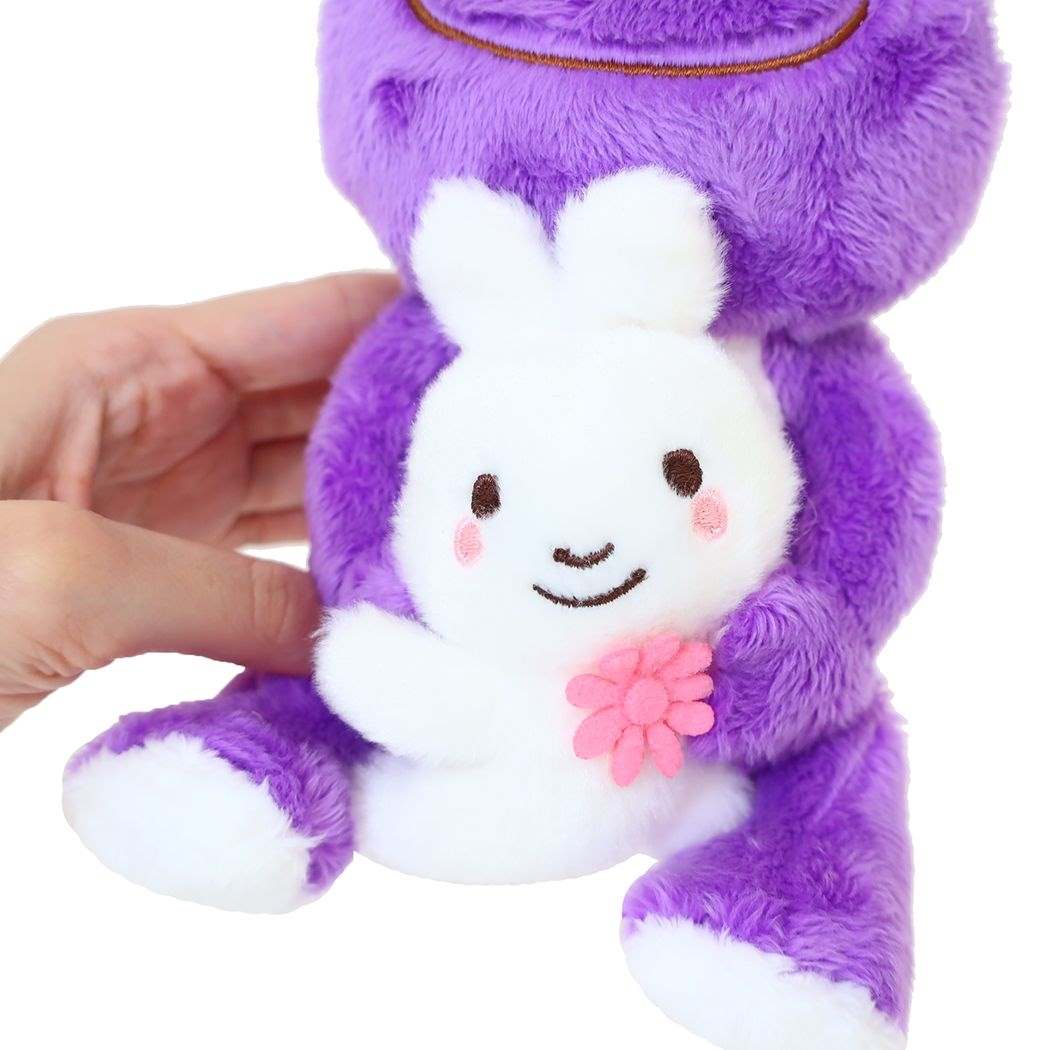 かえるのピクルス プラッシュドール ぬいぐるみ キャラクター with うさぎのラパン すみれ