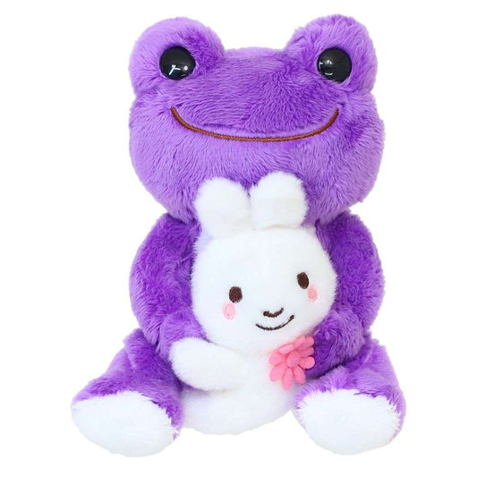 かえるのピクルス プラッシュドール ぬいぐるみ キャラクター with うさぎのラパン すみれ