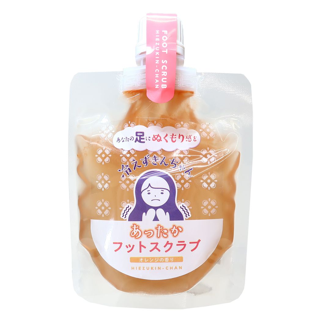 フットスクラブ 冷えずきんちゃん コスメ雑貨 ノルコーポレーション オレンジの香り