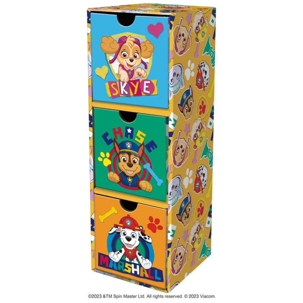 クリスマスお菓子 パウパトロール 2WAY引き出しBOX ハート
