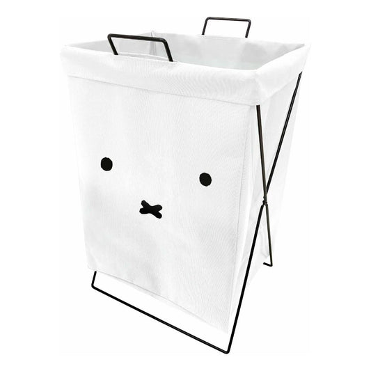 ミッフィー グッズ DickBruna 折り畳める ランドリーバスケット 絵本キャラクター 収納用品 横型 顔だけミッフィー プレゼント