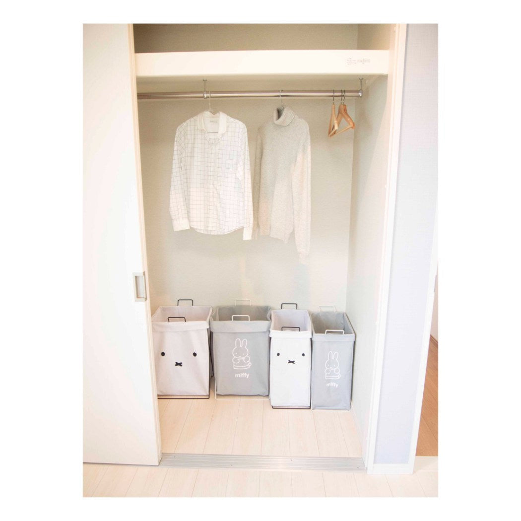 ミッフィー 絵本キャラクター DickBruna 折り畳める ランドリーバスケット 収納用品 縦型 おきがえミッフィー ディックブルーナ プ