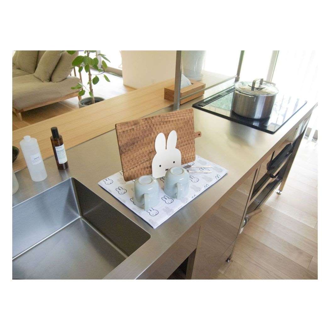 ミッフィー 吸水マット 吸水水切りマット30×40cm WH 顔だけミッフィー ディックブルーナ オカトー プレゼント 男の子 女の子