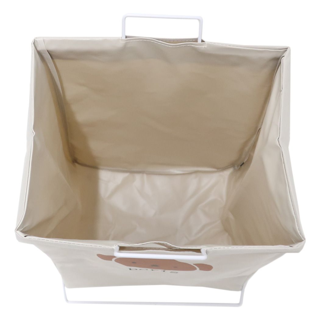 ミッフィー 折り畳めるランドリーバスケット 横型 ディックブルーナ 洗濯カゴ 絵本キャラクター boris