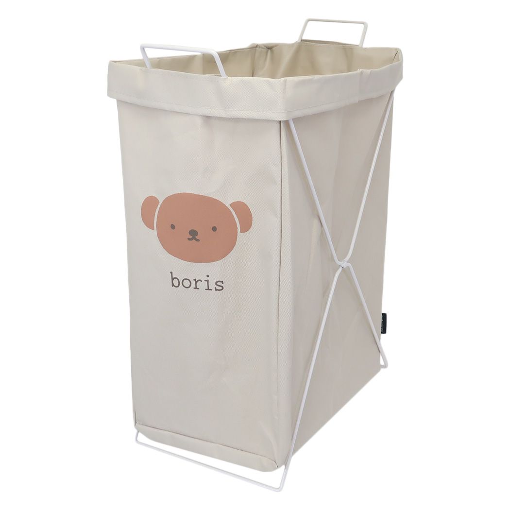 ミッフィー グッズ 洗濯カゴ 絵本キャラクター 折り畳めるランドリーバスケット 縦型 boris