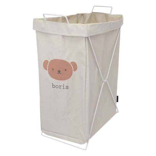 ミッフィー グッズ 洗濯カゴ 絵本キャラクター 折り畳めるランドリーバスケット 縦型 boris
