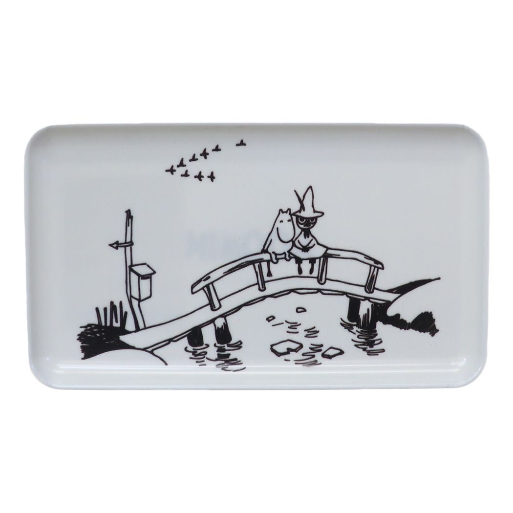 ムーミン 北欧 キャラクター トレイ すべりにくいトレイS 橋の上
