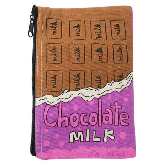 チョコレート 平ポーチ キャンバス フラット ポーチ オクタニコーポレーション 23.5×14.5cm プレゼント 男の子 女の子 ギ