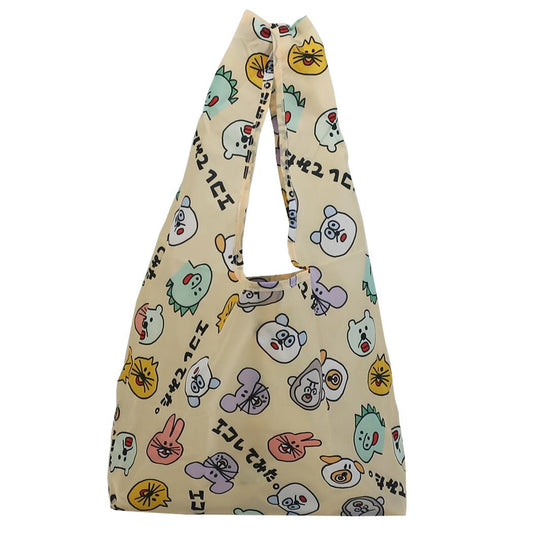 おえかきシリーズ エコバッグ コンビニショッピングバッグ 通販 へたくそBEIGE グッズ プレゼント 男の子 女の子 ギフト