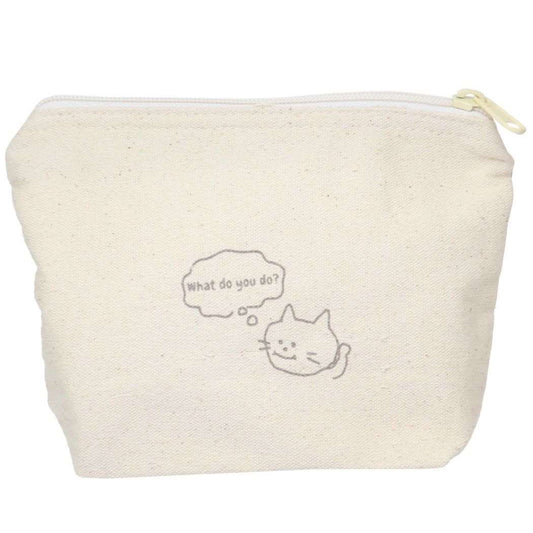 コスメポーチ POUCH マチ有り キャンバスポーチ なにする？ オクタニ
