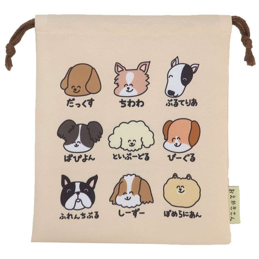おえかきさん おもしろ雑貨 巾着袋 きんちゃくポーチ