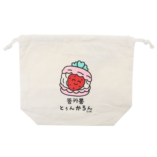 巾着袋 マチ付ききんちゃくポーチ とぅんかろんさん オクタニ