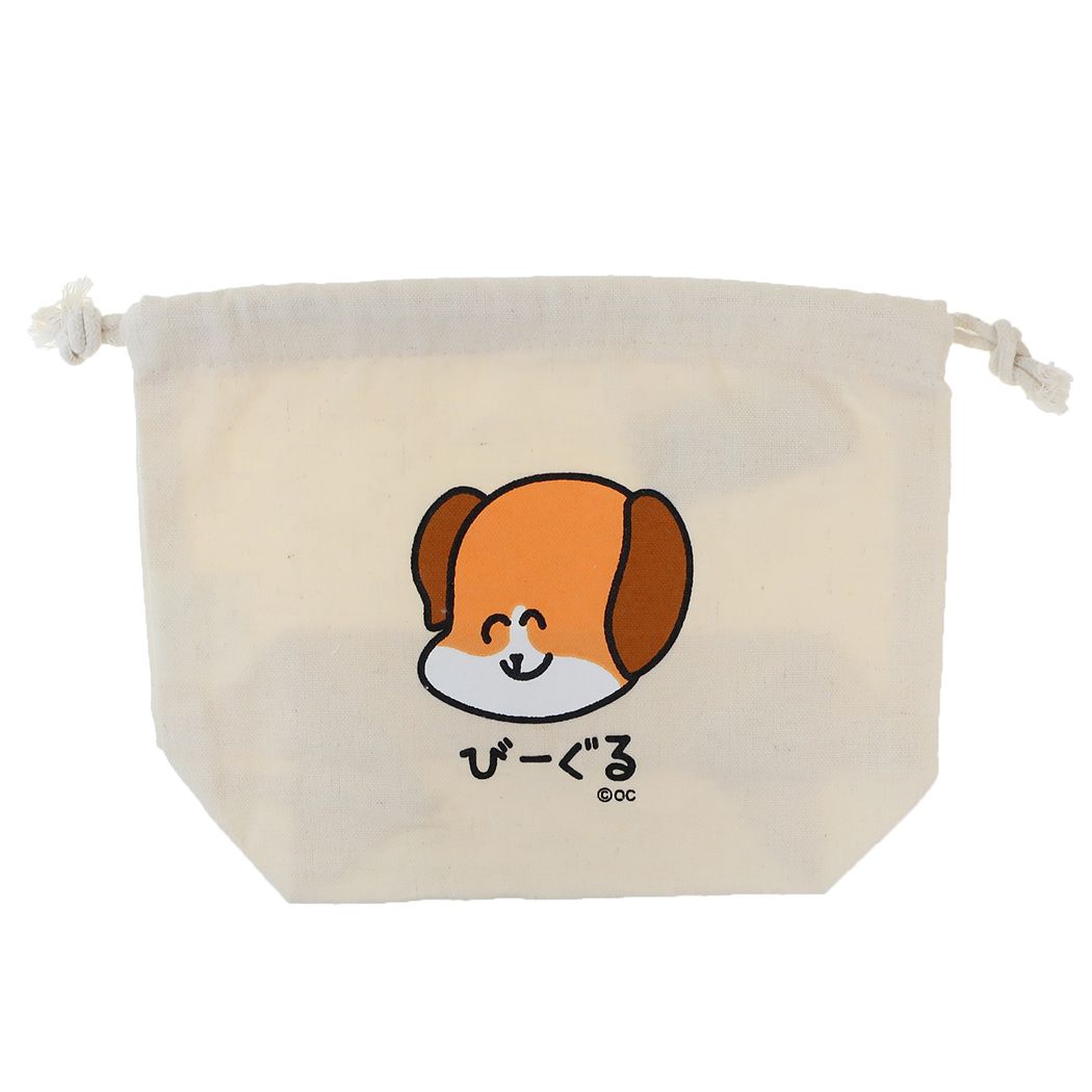 おえかきさん キャラクター 巾着袋 キンチャク びーぐるさん オクタニコーポレーション