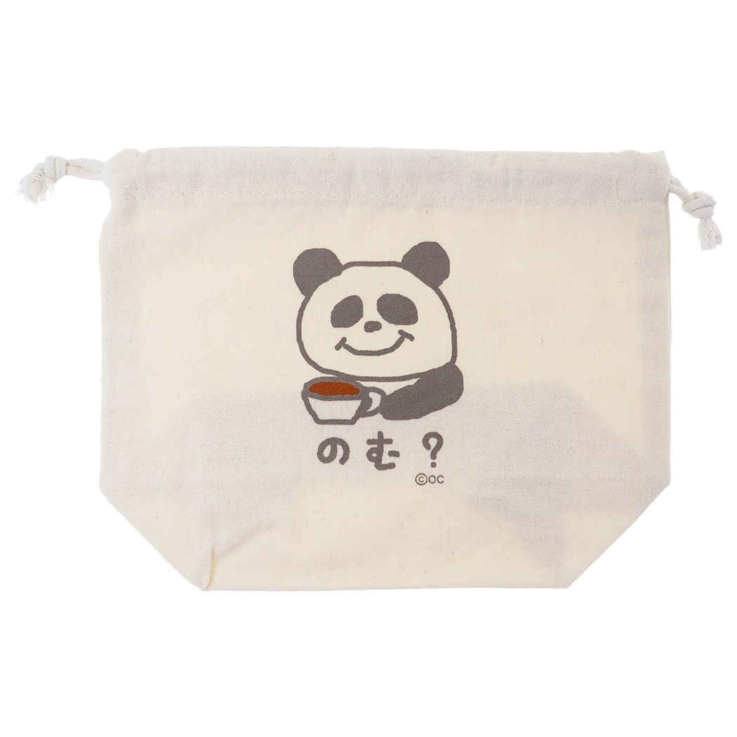 巾着袋 きんちゃくポーチ のむ？ オクタニ
