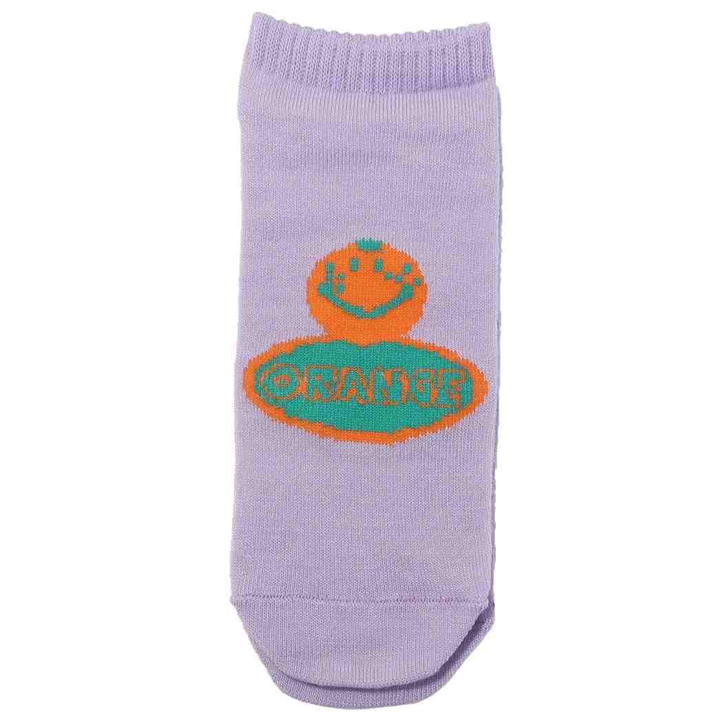 スマイリー レディースソックス Smiley Face 女性用 靴下 おもしろ雑貨 ORANGE プレゼント 男の子 女の子 ギフト