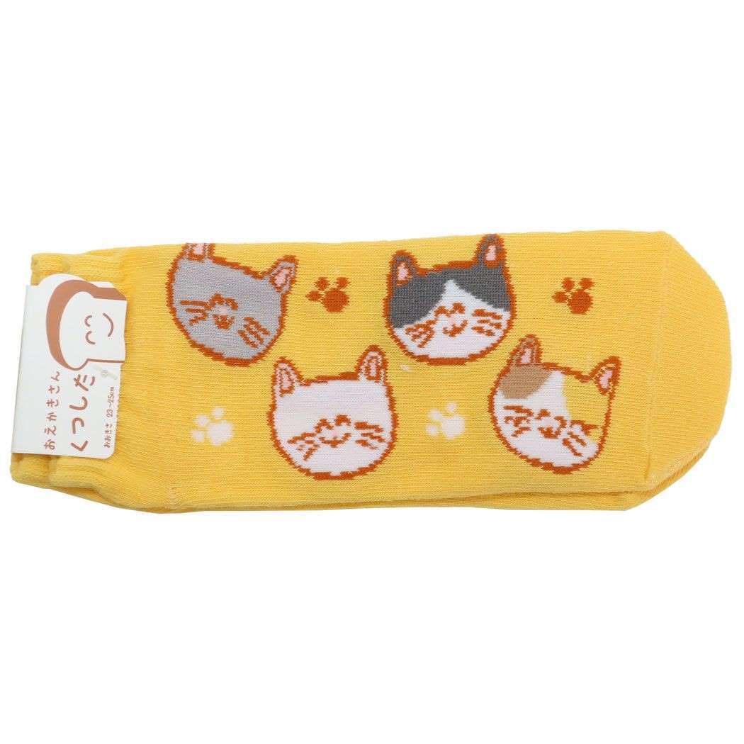 おえかきさん グッズ 女性用靴下 かわいい レディースくるぶしソックス