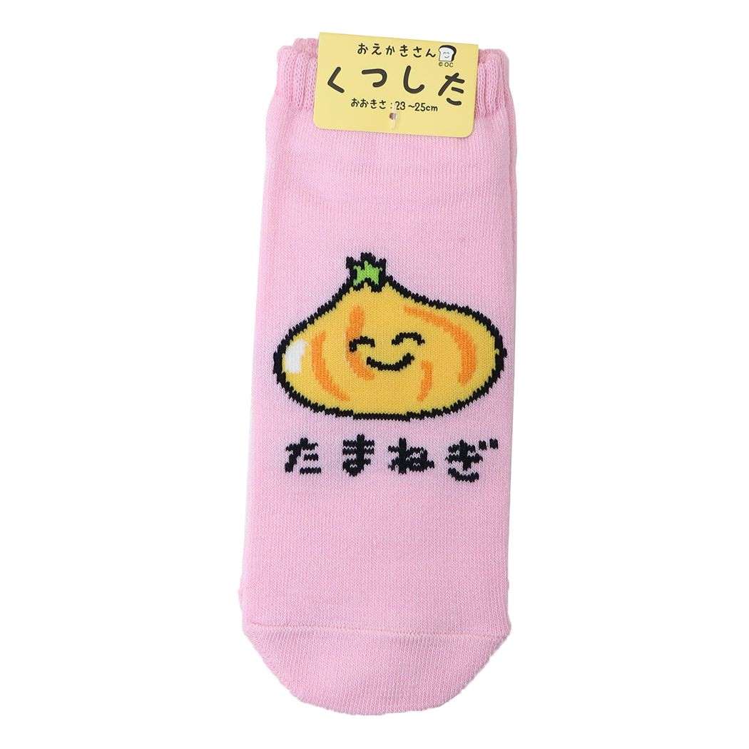 おえかきさん レディースアンクルソックス 女性用靴下 かわいい