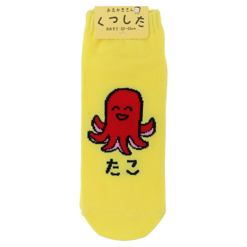 おえかきさん グッズ 女性用靴下 大人向け かわいい
