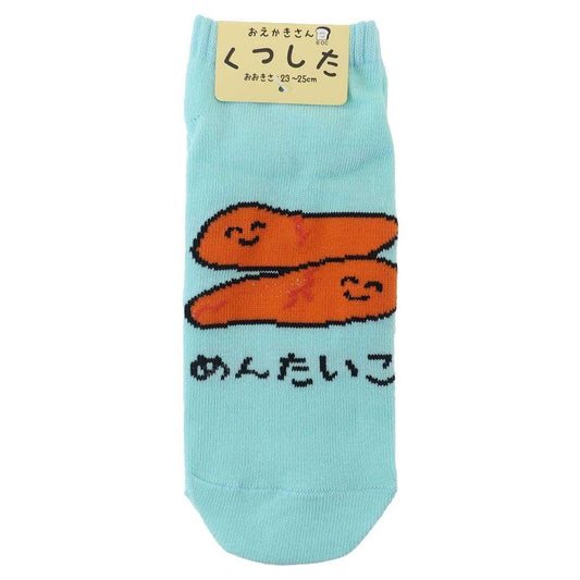 女性用靴下 レディースアンクルソックス めんたいこさん オクタニ