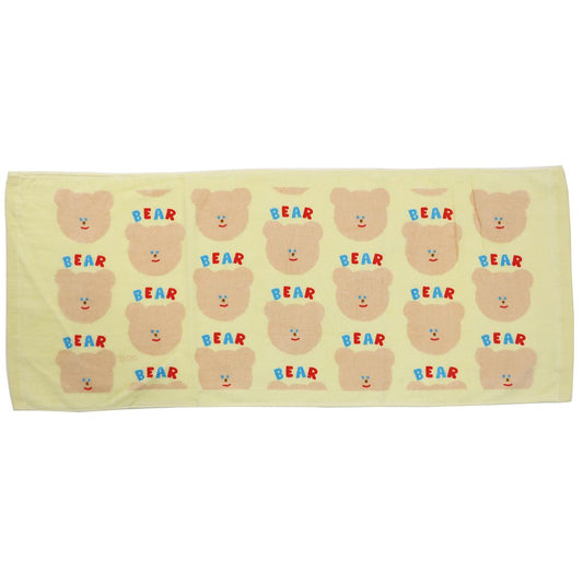 プリントロングタオル フェイスタオル BEAR おえかきシリーズ オクタニコーポレーション おもしろ雑貨 プレゼント 男の子 女の子