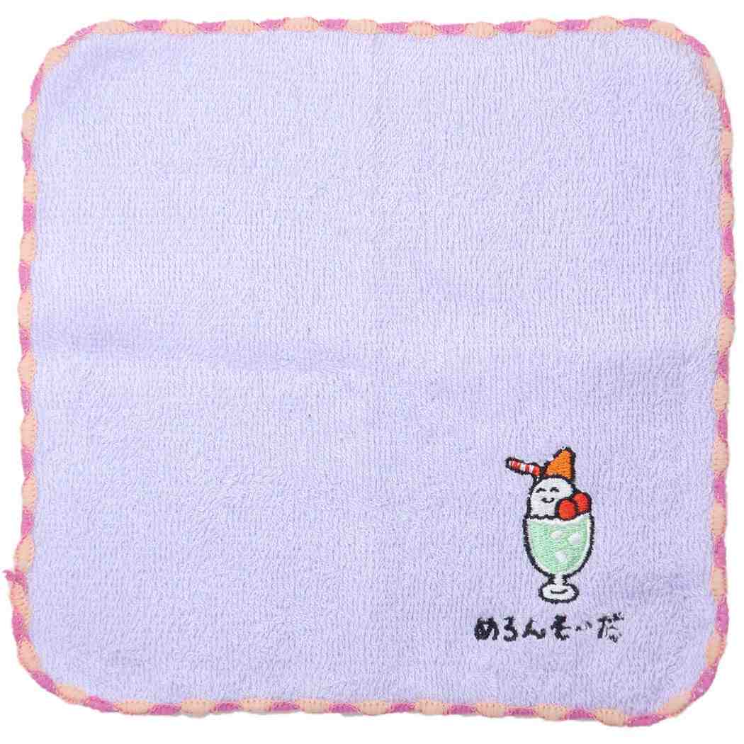 おえかきさん 汗拭きタオル ミニタオル ワンポイント刺繍ハンカチタオル めろんそーださん プレゼント 男の子 女の子 ギフト