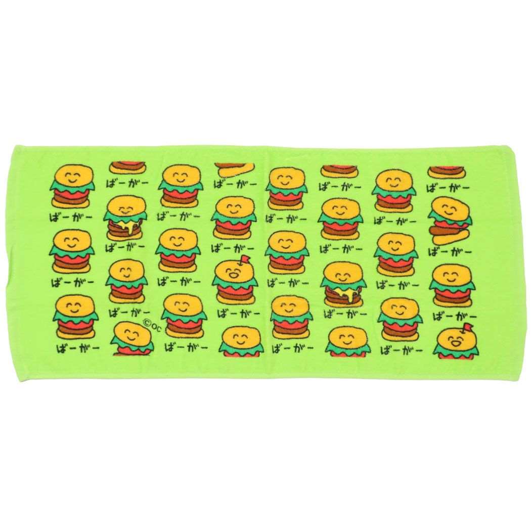 おえかきさん グッズ フェイスタオル 面白雑貨