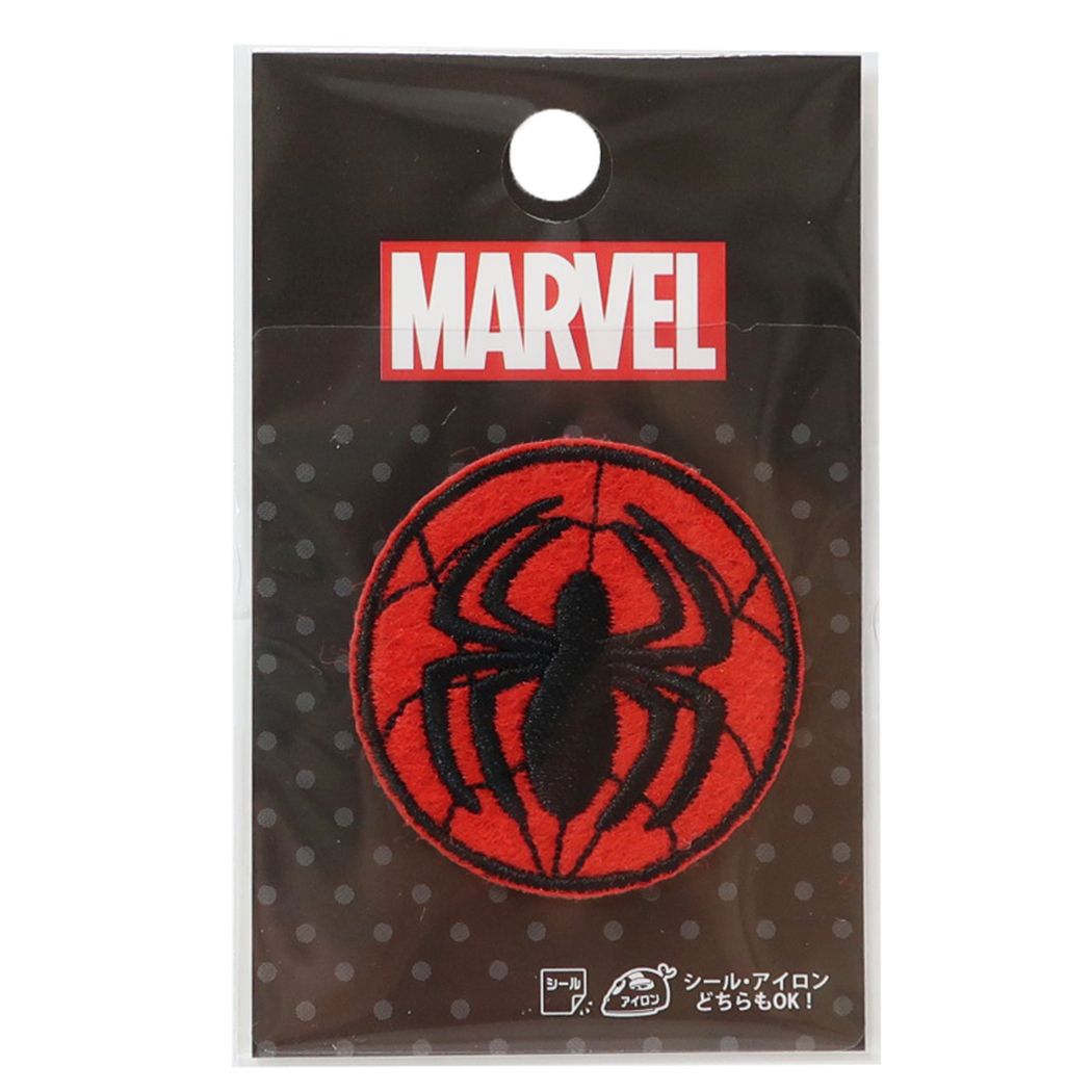 スパイダーマン グッズ ワッペン MARVEL キャラクター アイロンパッチシール