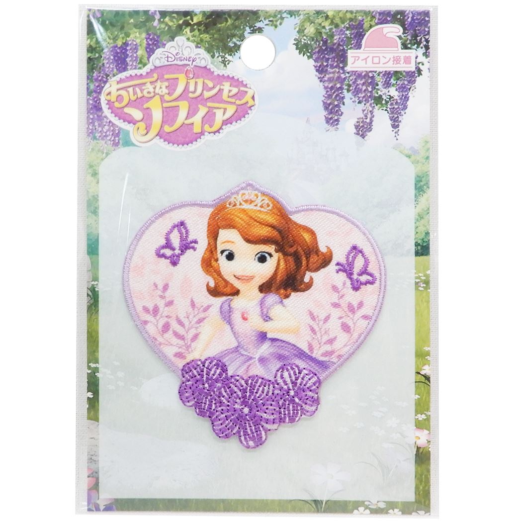 ワッペン ちいさなプリンセス ソフィア アイロンパッチ パイオニア MY431 グッズ 手芸用品 入園 入学 準備雑貨 キャラクター プレゼ