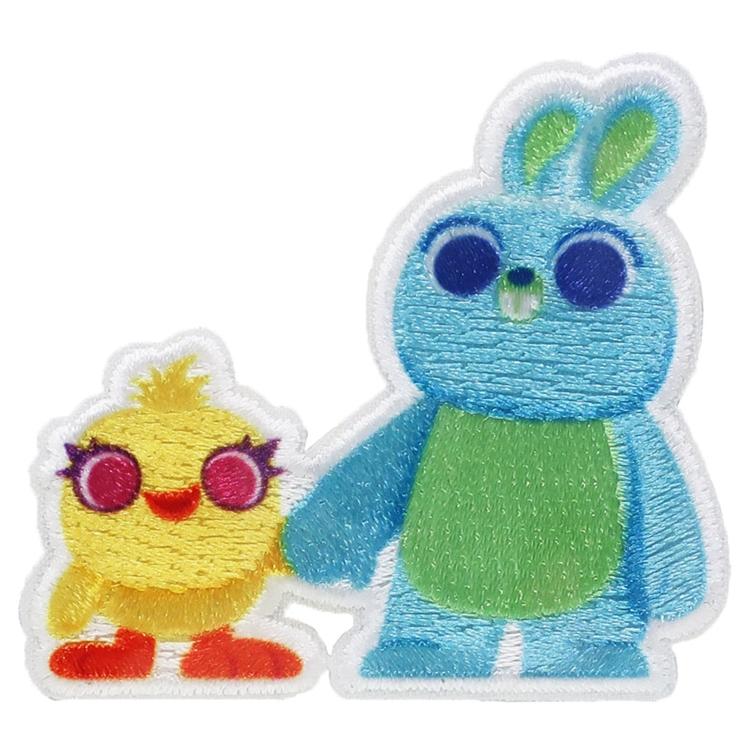 ワッペン トイストーリー 4 アイロンパッチ ディズニー ダッキー＆バニー 手芸用品 入園入学準備雑貨 キャラクター プレゼント 男の