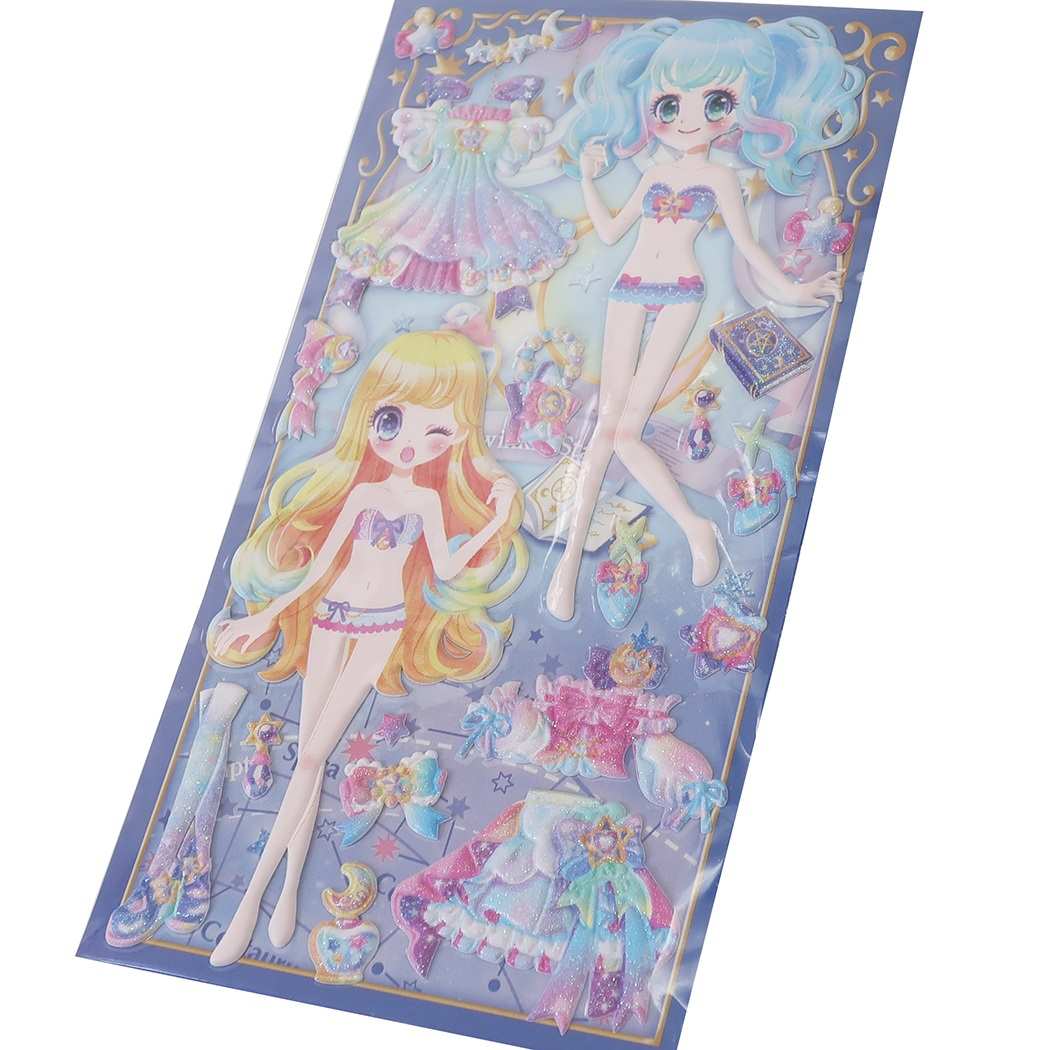 きせかえシール メタモルプリンセスガールシール スタープリンセスガール 女の子向け クーリア 10×19cm プレゼント 男の子 ギフ