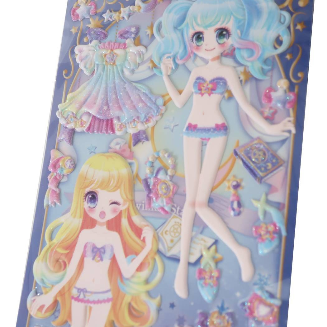 きせかえシール メタモルプリンセスガールシール スタープリンセスガール 女の子向け クーリア 10×19cm プレゼント 男の子 ギフ